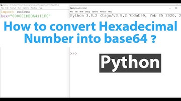 How to convert Hexadecimal number into base64 in Python
