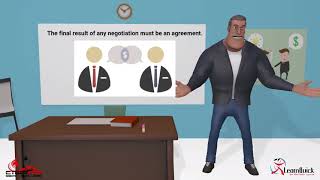 Explain the steps in the negotiation process