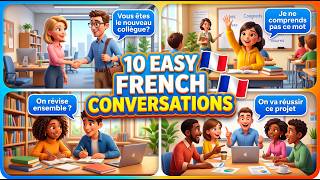 10 Simple French Conversations About Work (A1-A2)