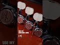 Trying out this set of locking tuners Guyker D-07SP Locking Tuners Cr.@iamgauravrudra #guyker