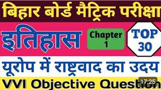 History Class 10 Objective Question 2024 || Class 10 History Objective Question 2024 || history