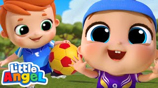 Play Sports -Be Active | @Little Angel | 🔤 English Subtitle Cartoon 🔤 | Learning Videos For Kids