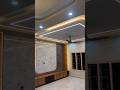 Luxury Modern TV Unit with Curved False Ceiling | Elegant 4BHK Interior Design Tour#luxuryinteriors