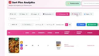 Pinterest Pin Analytics Dashboard – Track Performance Easily