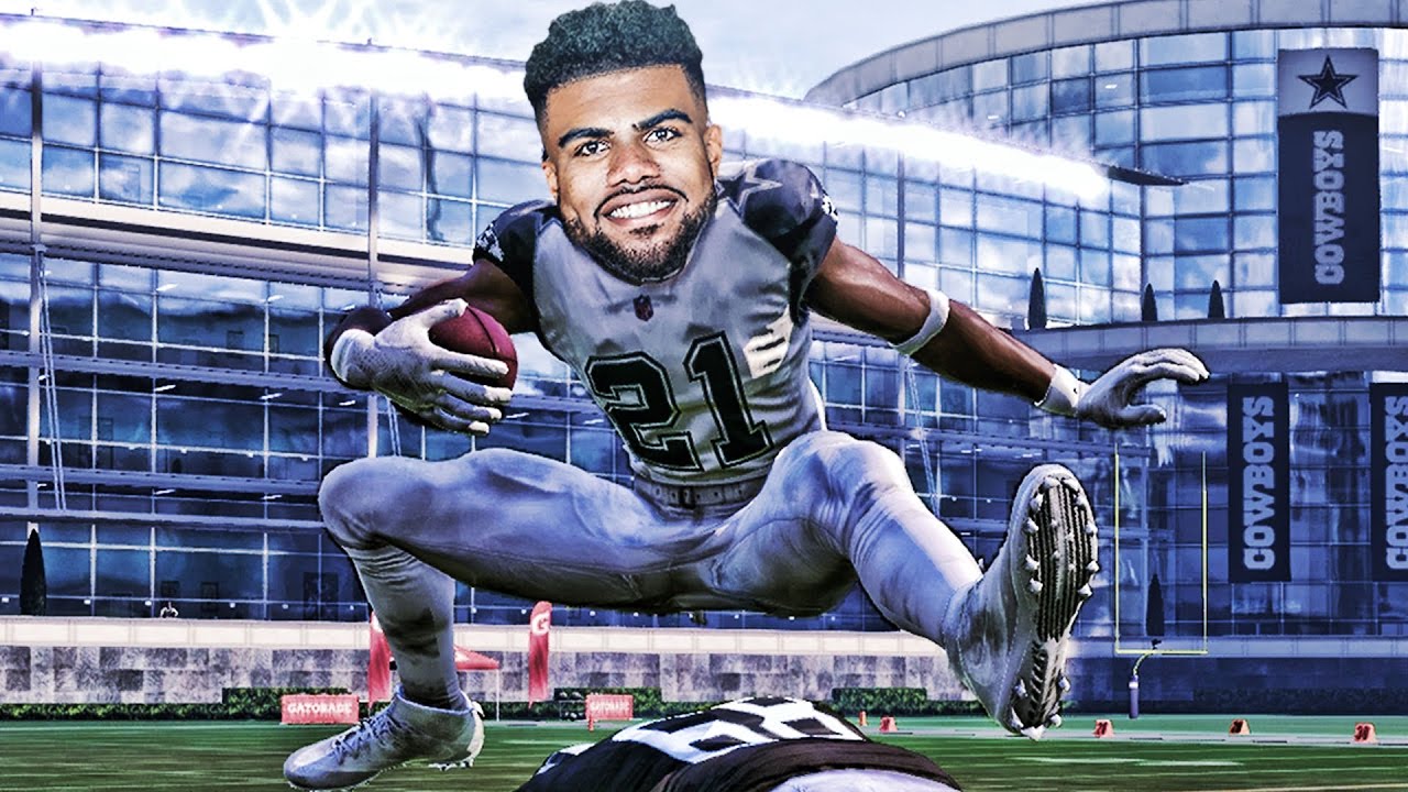 CAN ZEKE ELLIOTT HURDLE THE TALLEST PLAYER IN NFL HISTORY? MADDEN 17