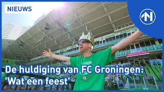 Spectaculaire huldiging in Euroborg voor FC Groningen