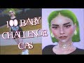 100 baby challenge//sims 4 create-a-sim🍄🥀