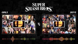 Women vs. Men Reaction to Super Smash Bros. teaser for Nintendo Switch