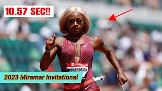 Sha'Carri Richardson 100m SHOCKS the World!! || Miramar Invitational 2023