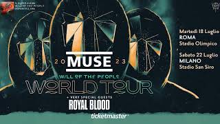 Muse Roma E Milano Luglio 2023