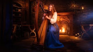 Fireside Harp Music VOL 2 - Medieval Tavern Ambience for Sleep🌛, Relaxation, Study 😌🙌🔥 screenshot 5