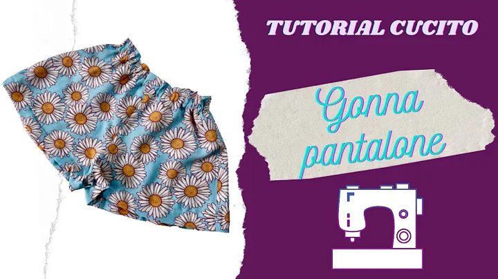 Gonna pantalone bambina, cartamodello gratuito e t...