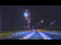 🌃 Osaka Night Expressway Drive💤 for Sleep, Study + VHS 90s Visual