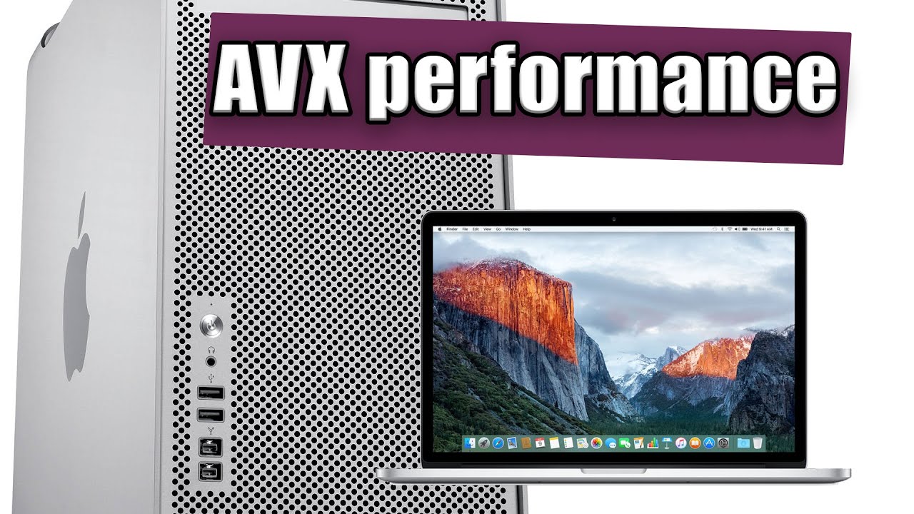 Classic Mac Pro (lack of) AVX performance