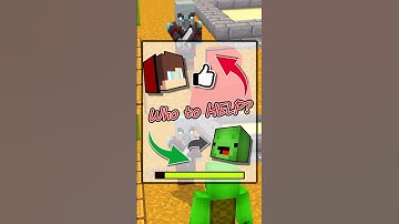 JJ vs Mikey Good deeds vs Bad deeds 🔥- Minecraft Animation #shorts #minecraft #maizen