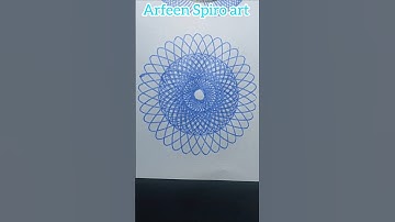 Crafting Beautiful Spirograph Designs: Simple Art Tutorial for Beginners"#spirograph #shorts