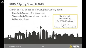 Webinar: Sharing and Deploying Data Science with KNIME Server - February 2019