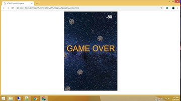 Tutorial SpaceShip 12   Add Score and Game Over