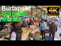 Budapest 4K Hunyadi Square Farmer's Market
