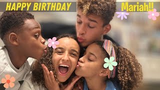 Huge Birthday Party & Sweetest Gifts! Mariah is 15!