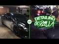 Detailing the DIRTIEST Nissan GTR We've Ever Seen! | Satisfying Exterior Supercar Detailing!