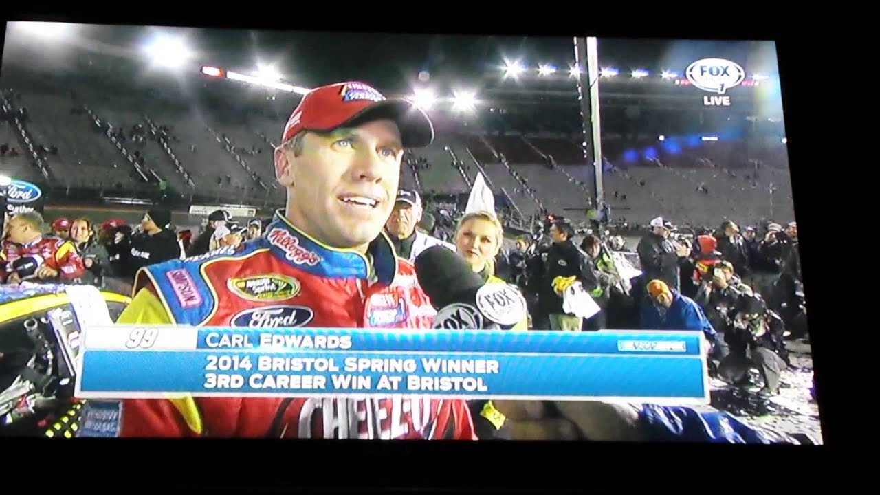 2014 FOOD CITY 500 - VICTORY LANE CARL EDWARDS