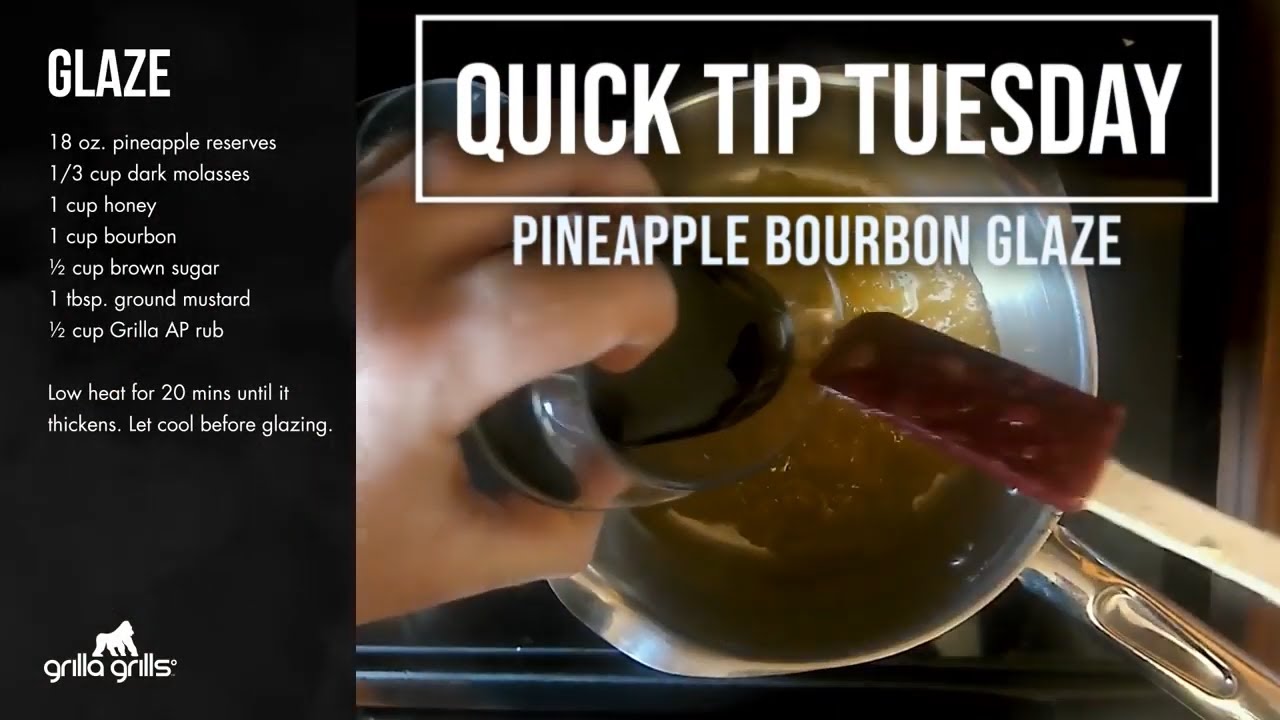 How to Make Pineapple Bourbon Glaze Quick Tip Tuesday YouTube