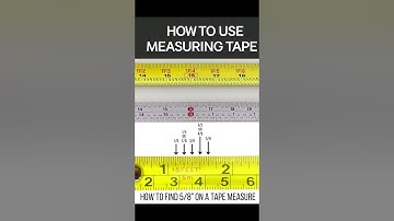 How to Use Measuring Tape | Basic Knowledge for Civil Engineering | #Shorts #Building