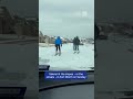 Forth Worth Turns Into Ski Trai