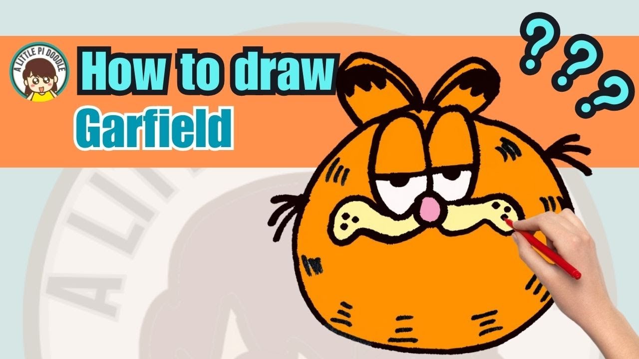 How To Draw Garfield | Step by Step 75 