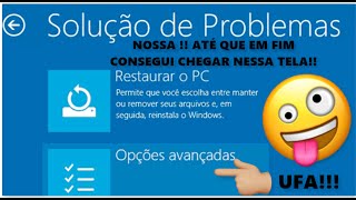 COMO FAZER PRA CHEGAR NA TELA DE SOLUÇÕES DE PROBLEMAS PRA RESOLVER ERROS DE TELA AZUL