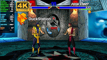 Mortal Kombat 4 PC Gameplay - ( DuckStation 4K 60FPS ) + Configuration | PS1 Emulator (2024)