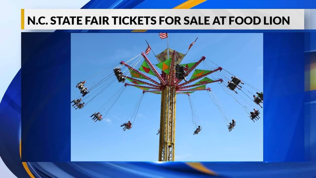 Discount N.C. State Fair tickets for sale at Food Lion