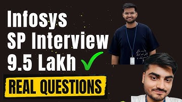 Infosys SP Interview Experience 2025 | Real Questions (9.5 LPA)