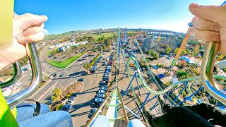 Medusa - Six Flags Discovery Kingdom - Onride - 4K - Wide Angle