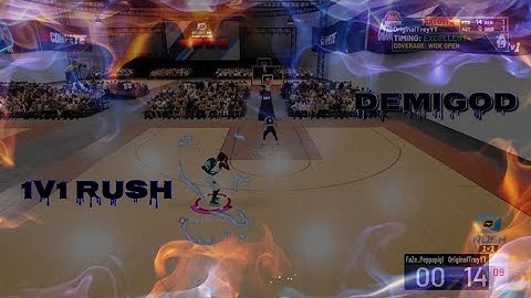 I Brought My Demigod Build To The 1v1 Rush Event NBA 2K20