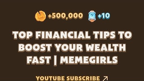 MemeFi Code Top Financial Tips to Boost Your Wealth Fast | MemeGirls | MemeFi New Video Code Today