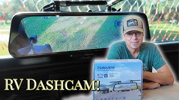 New Haloview BT10 TPMS Dash Cam + Rear Camera Review & Custom RV Install!