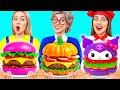 自分 vs おばあちゃんの料理チャレンジ | 素晴らしい裏技とコツ Trend DO Challenge