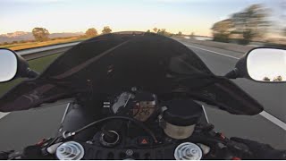 Yamaha R1 Rn22 High Speed Run Auf Der Autobahn