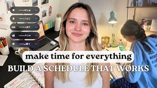 How I Make Time For Everything And *actually* Stick To A Schedule