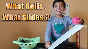 Roll Or Slide || Maths For Class 1 || Basic Maths Concept For CBSE Children