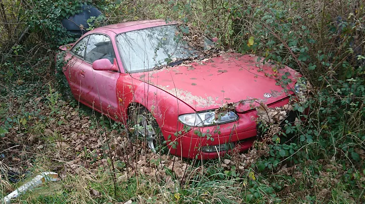 Abandoned Car Garage Workshop and Sales Forecourt,...