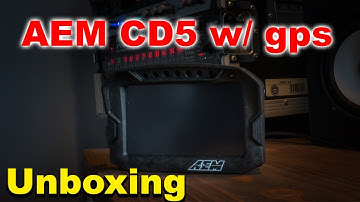 AEM CD5 w/ GPS Digital Dash unboxing, the coolest part ever?