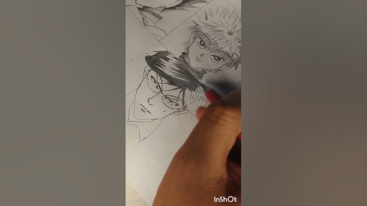 TimeLapse Drawing (Hunter x Hunter Killua, Gon, Knov, Morel, Knuckle