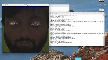 Euleran heart rate detection - Heart rate detection with video