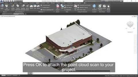Advance Steel - Attach a point cloud for scan to BIM