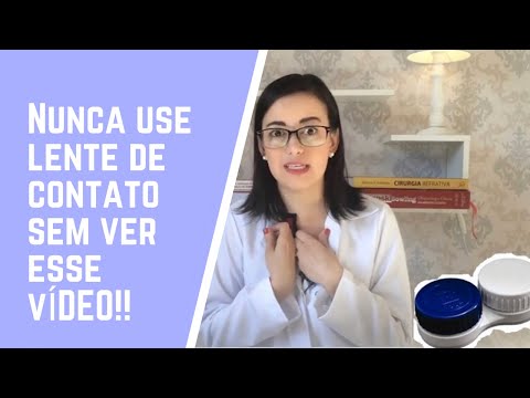 Nunca use lente de contato sem ver esse vídeo!