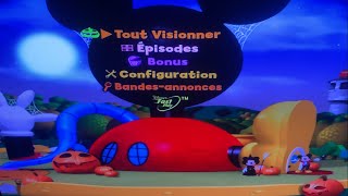 Le Menu Du Dvd De La Maison De Mickey Indices Surprises Et Friandises