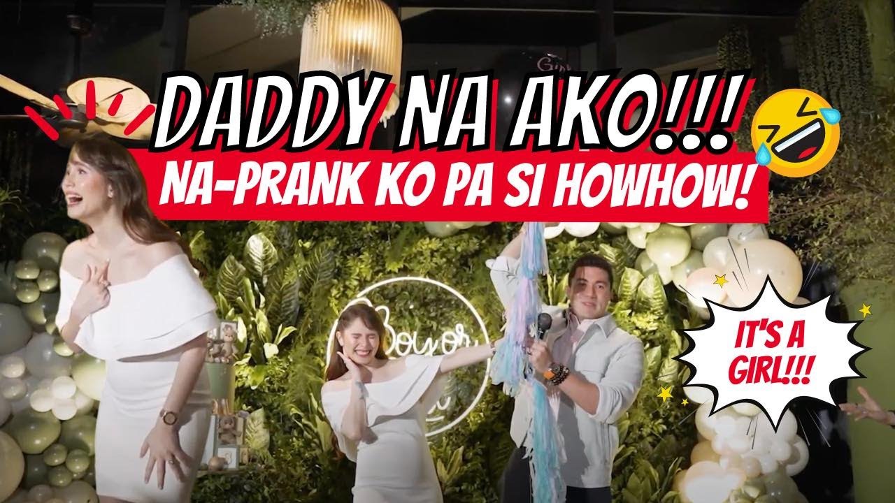 MGA KAUTUSAN KO BILANG GIRL DAD + Gender Reveal Behind The Scenes